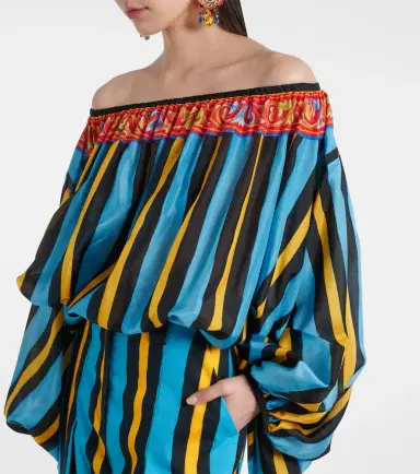 Dolce & Gabbana Patterned silk top | Thumbnail 5 Dolce & Gabbana Patterned silk top | Thumbnail 5