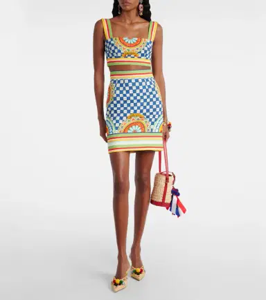 Dolce & Gabbana Cotton patterned miniskirt | Thumbnail 2 Dolce & Gabbana Cotton patterned miniskirt | Thumbnail 2