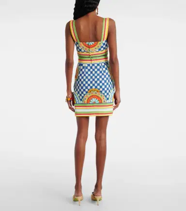 Dolce & Gabbana Cotton patterned miniskirt | Thumbnail 4 Dolce & Gabbana Cotton patterned miniskirt | Thumbnail 4
