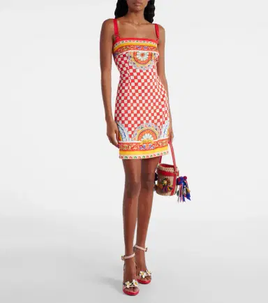 Dolce & Gabbana Taormina printed silk-blend minidress | Thumbnail 2 Dolce & Gabbana Taormina printed silk-blend minidress | Thumbnail 2