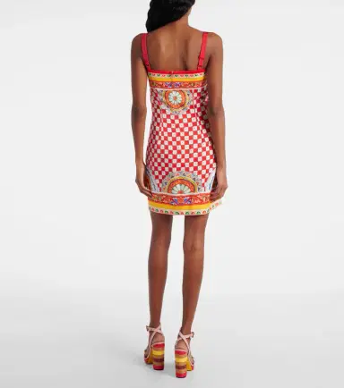 Dolce & Gabbana Taormina printed silk-blend minidress | Thumbnail 4 Dolce & Gabbana Taormina printed silk-blend minidress | Thumbnail 4