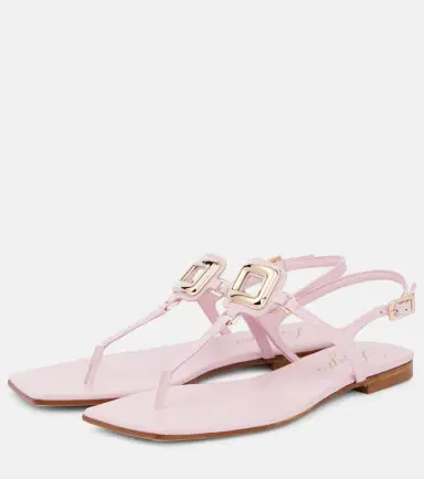 Roger Vivier Viv' By The Sea leather thong sandals | Thumbnail 4 Roger Vivier Viv' By The Sea leather thong sandals | Thumbnail 4