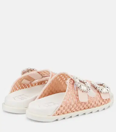 Roger Vivier Slidy Viv crystal-embellished sandals | Thumbnail 3 Roger Vivier Slidy Viv crystal-embellished sandals | Thumbnail 3