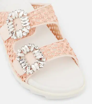 Roger Vivier Slidy Viv crystal-embellished sandals | Thumbnail 4 Roger Vivier Slidy Viv crystal-embellished sandals | Thumbnail 4