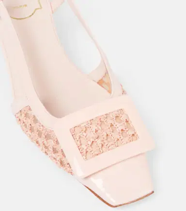 Roger Vivier Belle Vivier 45 crochet slingback pumps | Thumbnail 3 Roger Vivier Belle Vivier 45 crochet slingback pumps | Thumbnail 3
