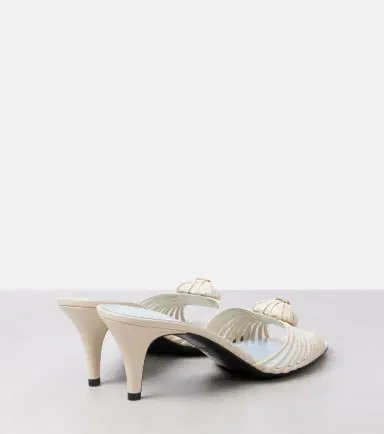 Valentino Garavani Royal VLogo 65 leather mules | Thumbnail 4 Valentino Garavani Royal VLogo 65 leather mules | Thumbnail 4