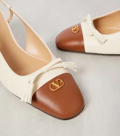 Valentino Garavani Valet du Roi leather slingback pumps | Thumbnail 4 Valentino Garavani Valet du Roi leather slingback pumps | Thumbnail 4