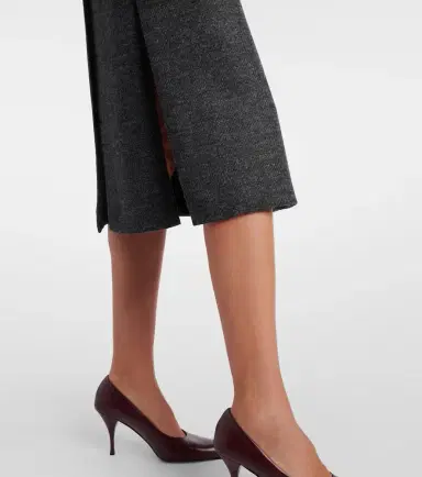 Prada Virgin wool midi skirt | Thumbnail 3 Prada Virgin wool midi skirt | Thumbnail 3