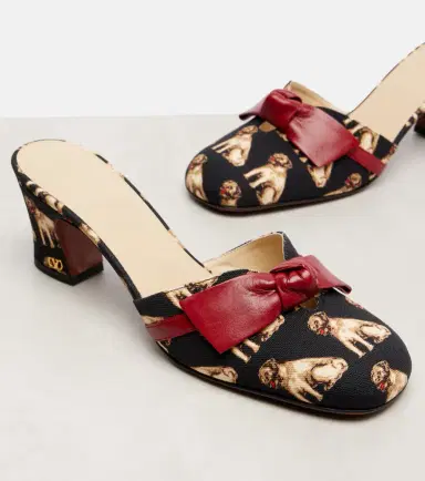 Valentino Garavani Knotty 60 printed leather mules | Thumbnail 3 Valentino Garavani Knotty 60 printed leather mules | Thumbnail 3