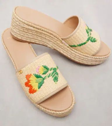 Valentino Garavani Bribri 65 raffia espadrille wedges | Thumbnail 4 Valentino Garavani Bribri 65 raffia espadrille wedges | Thumbnail 4
