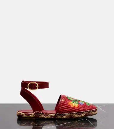 Valentino Garavani Bribri raffia and leather espadrilles | Thumbnail 4 Valentino Garavani Bribri raffia and leather espadrilles | Thumbnail 4
