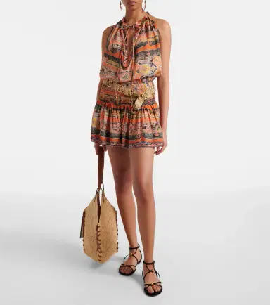 Isabel Marant Maelly paisley silk voile wide-leg shorts | Thumbnail 2 Isabel Marant Maelly paisley silk voile wide-leg shorts | Thumbnail 2