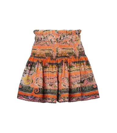 Isabel Marant Maelly paisley silk voile wide-leg shorts | Thumbnail 1 Isabel Marant Maelly paisley silk voile wide-leg shorts | Thumbnail 1