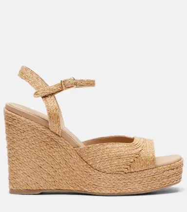 Souliers Martinez Summer raffia espadrille wedges | Thumbnail 2 Souliers Martinez Summer raffia espadrille wedges | Thumbnail 2