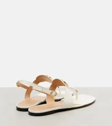 Valentino Garavani VLogo Signature leather thong sandals | Thumbnail 4 Valentino Garavani VLogo Signature leather thong sandals | Thumbnail 4