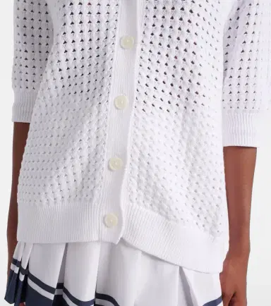 Varley Ellie open-knit cotton cardigan | Thumbnail 3 Varley Ellie open-knit cotton cardigan | Thumbnail 3