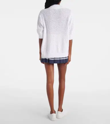Varley Ellie open-knit cotton cardigan | Thumbnail 4 Varley Ellie open-knit cotton cardigan | Thumbnail 4
