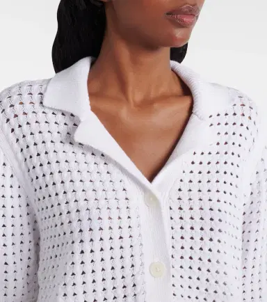 Varley Ellie open-knit cotton cardigan | Thumbnail 5 Varley Ellie open-knit cotton cardigan | Thumbnail 5
