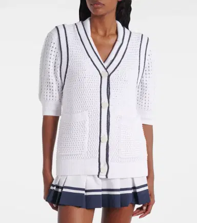 Varley Leilani open-knit cotton-blend top | Thumbnail 3 Varley Leilani open-knit cotton-blend top | Thumbnail 3