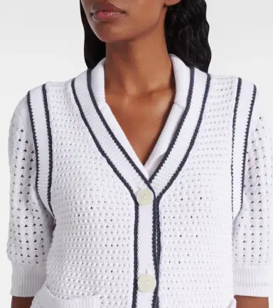 Varley Leilani open-knit cotton-blend top | Thumbnail 4 Varley Leilani open-knit cotton-blend top | Thumbnail 4