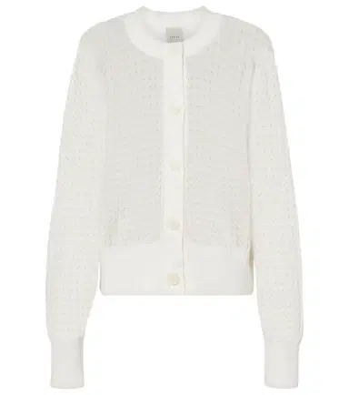 Varley Bettina open-knit cotton-blend cardigan | Thumbnail 1 Varley Bettina open-knit cotton-blend cardigan | Thumbnail 1