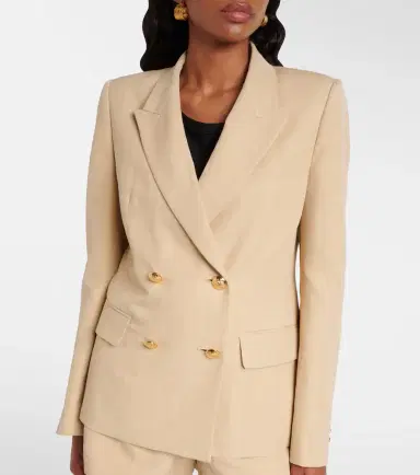 Nili Lotan Veda linen and silk blazer | Thumbnail 3 Nili Lotan Veda linen and silk blazer | Thumbnail 3