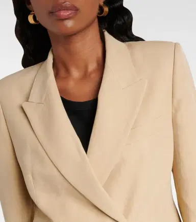 Nili Lotan Veda linen and silk blazer | Thumbnail 4 Nili Lotan Veda linen and silk blazer | Thumbnail 4