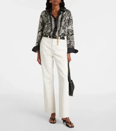 Nili Lotan Calla high-rise cropped straight jeans | Thumbnail 2 Nili Lotan Calla high-rise cropped straight jeans | Thumbnail 2