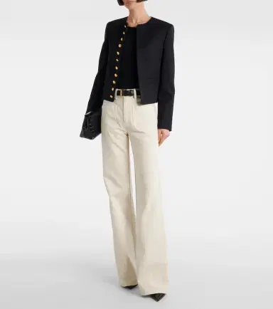 Nili Lotan Florence cotton wide-leg pants | Thumbnail 4 Nili Lotan Florence cotton wide-leg pants | Thumbnail 4