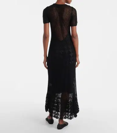 Nili Lotan Yoko crochet cotton midi dress | Thumbnail 4 Nili Lotan Yoko crochet cotton midi dress | Thumbnail 4