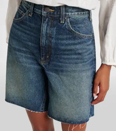 Nili Lotan Russel mid-rise denim shorts | Thumbnail 4 Nili Lotan Russel mid-rise denim shorts | Thumbnail 4