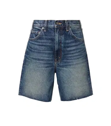 Nili Lotan Russel mid-rise denim shorts | Thumbnail 1 Nili Lotan Russel mid-rise denim shorts | Thumbnail 1