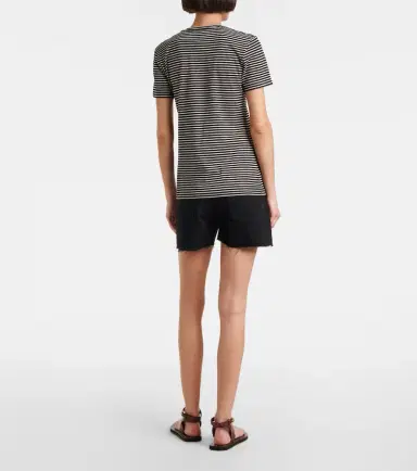 Nili Lotan Lana striped cotton-blend T-shirt | Thumbnail 2 Nili Lotan Lana striped cotton-blend T-shirt | Thumbnail 2