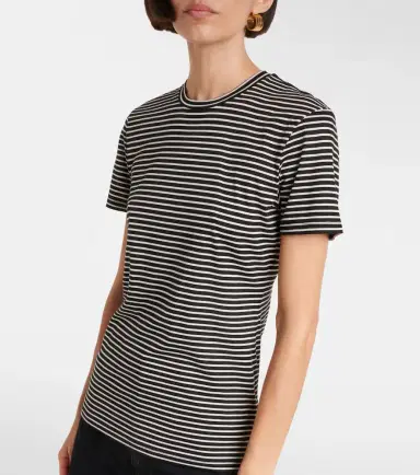 Nili Lotan Lana striped cotton-blend T-shirt | Thumbnail 3 Nili Lotan Lana striped cotton-blend T-shirt | Thumbnail 3