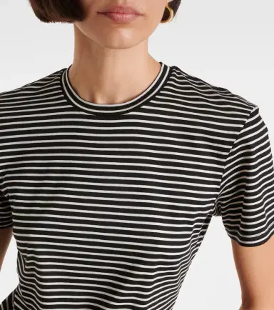 Nili Lotan Lana striped cotton-blend T-shirt | Thumbnail 4 Nili Lotan Lana striped cotton-blend T-shirt | Thumbnail 4