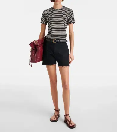 Nili Lotan Lana striped cotton-blend T-shirt | Thumbnail 5 Nili Lotan Lana striped cotton-blend T-shirt | Thumbnail 5