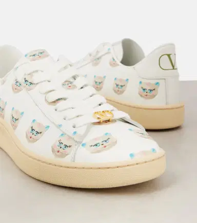 Valentino Garavani Royco VLogo printed leather sneakers | Thumbnail 4 Valentino Garavani Royco VLogo printed leather sneakers | Thumbnail 4