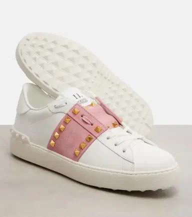 Valentino Garavani Rockstud Untitled leather sneakers | Thumbnail 2 Valentino Garavani Rockstud Untitled leather sneakers | Thumbnail 2