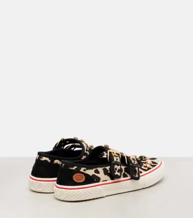 Valentino Garavani Dollyboard embellished calf hair sneakers | Thumbnail 4 Valentino Garavani Dollyboard embellished calf hair sneakers | Thumbnail 4