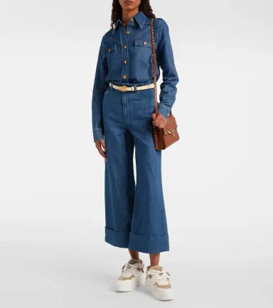 Valentino Garavani One Stud XL leather and corduroy sneakers | Thumbnail 5 Valentino Garavani One Stud XL leather and corduroy sneakers | Thumbnail 5