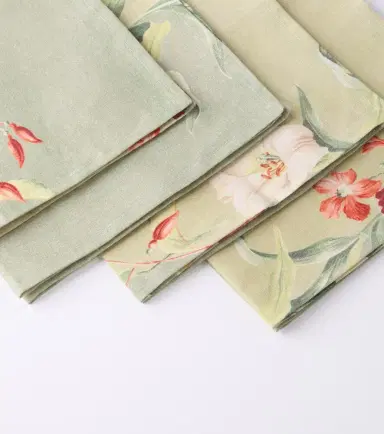 Cabana Ibiscus set of 4 linen napkins | Thumbnail 4 Cabana Ibiscus set of 4 linen napkins | Thumbnail 4