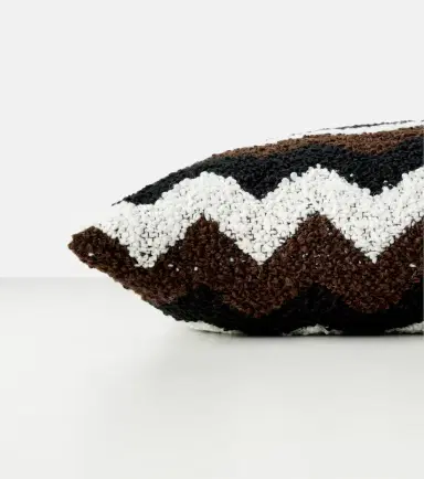 Missoni Riccio Zigzag bouclé cushion | Thumbnail 2 Missoni Riccio Zigzag bouclé cushion | Thumbnail 2