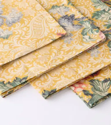 Cabana Peonia set of 4 linen napkins | Thumbnail 4 Cabana Peonia set of 4 linen napkins | Thumbnail 4