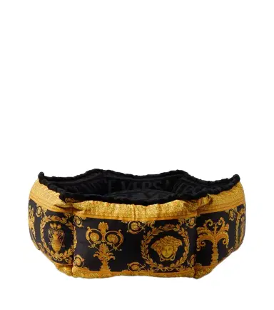 Versace Home I ♡ Baroque Small cotton dog bed | Thumbnail 1 Versace Home I ♡ Baroque Small cotton dog bed | Thumbnail 1