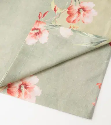 Cabana Ibiscus floral striped linen tablecloth | Thumbnail 2 Cabana Ibiscus floral striped linen tablecloth | Thumbnail 2