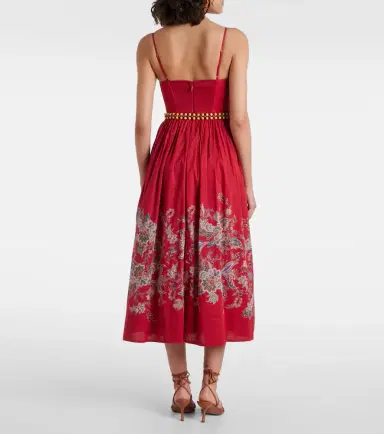 Zimmermann Rhiannon gathered paisley cotton midi dress | Thumbnail 2 Zimmermann Rhiannon gathered paisley cotton midi dress | Thumbnail 2