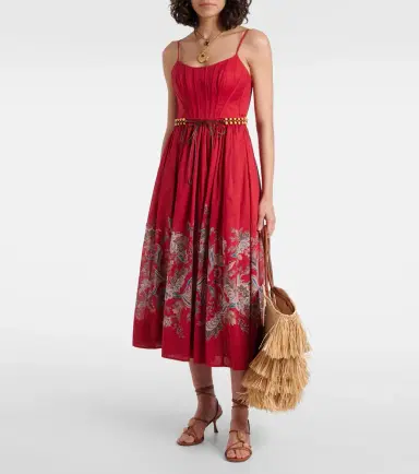 Zimmermann Rhiannon gathered paisley cotton midi dress | Thumbnail 4 Zimmermann Rhiannon gathered paisley cotton midi dress | Thumbnail 4