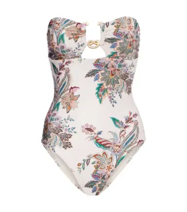 Zimmermann Rhiannon paisley swimsuit | Thumbnail 1 Zimmermann Rhiannon paisley swimsuit | Thumbnail 1