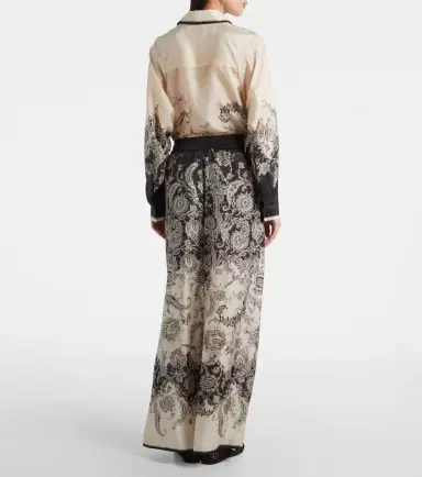 Zimmermann Rhiannon paisley silk wide-leg pants | Thumbnail 2 Zimmermann Rhiannon paisley silk wide-leg pants | Thumbnail 2