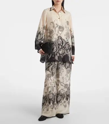 Zimmermann Rhiannon paisley silk wide-leg pants | Thumbnail 3 Zimmermann Rhiannon paisley silk wide-leg pants | Thumbnail 3